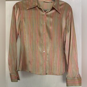 Tahari Silk Button Up Women’s Shirt